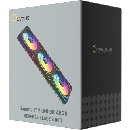 Компьютерный корпус Ocypus Gaммa C50 BK ARGb, MATX, USB 3.0*1+USB 2.0*2, FRONT 3x120мм ARGb, REAR 1x120мм ARGb