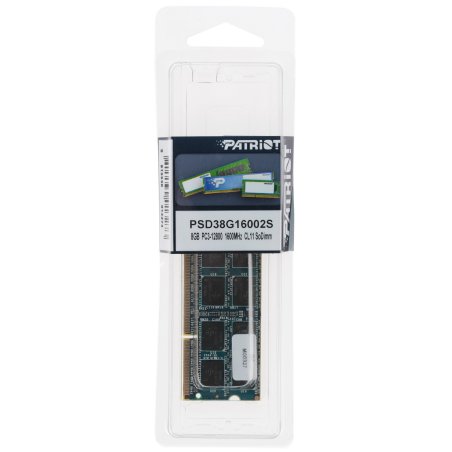 Оперативная память Patriot, DDR3, 8Gb (1x8 GB), 1600 MHz, CL11, SO-DIMM