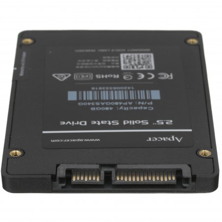 Накопитель SSD Apacer AS340 PANTHER, 480Gb, SATA III, 2.5", R/W 550/520