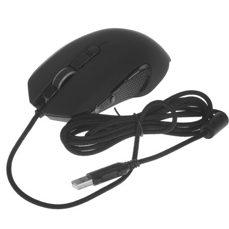 Мышь проводная Acer OMW160 черный, 6400 dpi, USB, кнопки - 8