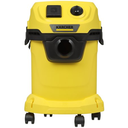 Строительный пылесос Karcher WD 3 P V-17/4/20 желтый, 1000 Вт, уборка сухая/сбор воды, пылесборник мешок/контейнер, 17 л