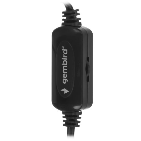 Акустическая система 2.0 Gembird SPK-206, МДФ, коричневый, 5 Вт, регулятор громкости, USB-питание