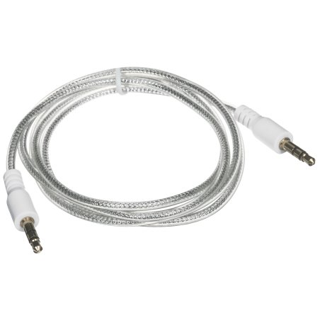 Аудиокабель AUX Rexant 3.5 мм гелевый 1 м белый