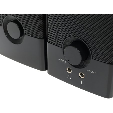 Колонки Sven SPS-603 черный USB-порт ПК, ноутбука или адаптер 5V DC