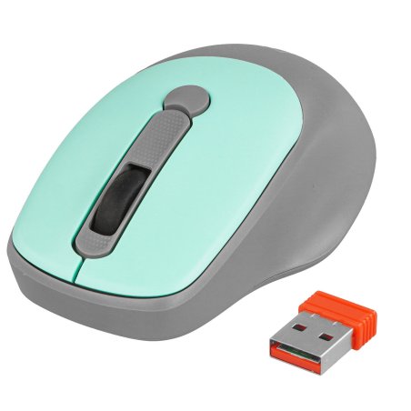 Мышь беспроводная Defender Feam MM-296 черный, 1600 dpi, радиоканал, USB, кнопки - 4