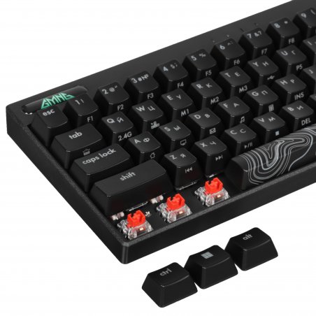 Клавиатура беспроводная GMNG GG-KB500XW (1910516), USB, Bluetooth/Радиоканал, черный