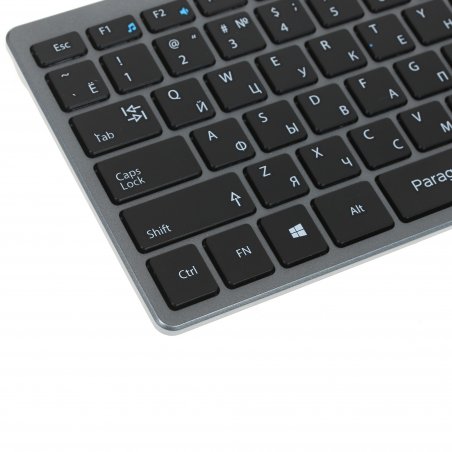 Комплект клавиатура+мышь Qumo Paragon K15/M21 беспроводной, USB, 1600 DPI, черный