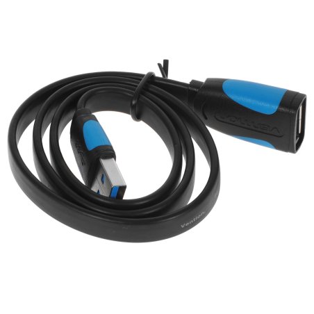 Кабель-удлинитель Vention USB 3.0 AM/AF - 0.5м плоский