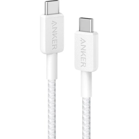 Кабель Anker 322 USB-C на USB-C 1.8м белый