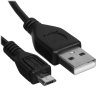 Кабель USB 2.0 Pro Gembird/Cablexpert AM/microBM 5P, 0.3м, экран, черный, пакет CCP-mUSB2-AMBM-0.3M