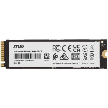 Накопитель SSD MSI 1Tb SPATIUM M461 PCIe 4.0 NVMe M.2