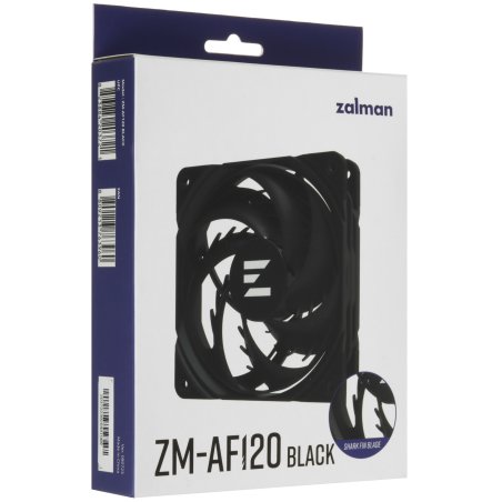 Вентилятор для корпуса Zalman ZM-AF120 черный, 120 мм, 2000 об/мин, 29.7 дБ, 4 pin
