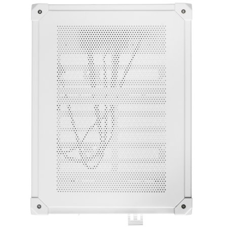 Компьютерный корпус JONSBO D40 White без БП, боковая панель из закаленного стекла, mini-ITX, micro-ATX, ATX, белый