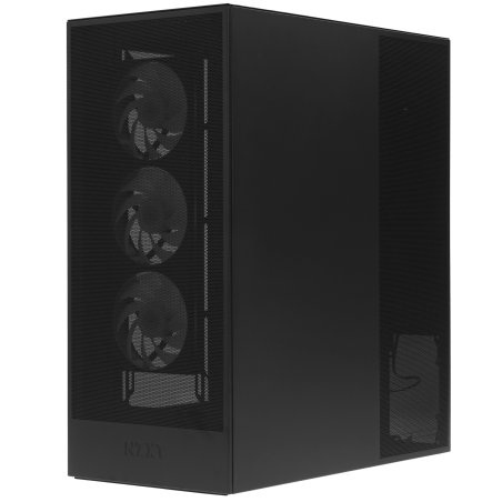 Компьютерный корпус без блока питания Case NZXT H9 Flow RGb (2025), Midi-Tower, TG, 3x140мм RGb + 1x120мм, 2xUSB-A 3.2 + 1xUSB-C 3.2, E-ATX, ATX, mATX, mITX черный