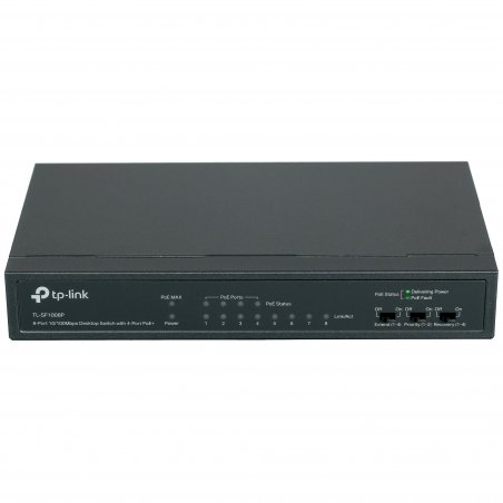 Коммутатор TP-Link SMB TL-SF1008P Коммутатор 8-port 10/100M Desktop PoE Switch