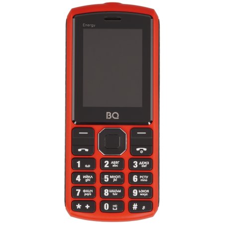 Мобильный телефон BQ 2452 Energy черный/красный
