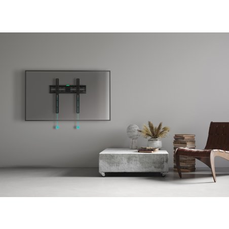 Кронштейн ONKRON FM2 для телевизора 32"-65" фиксированный, черный