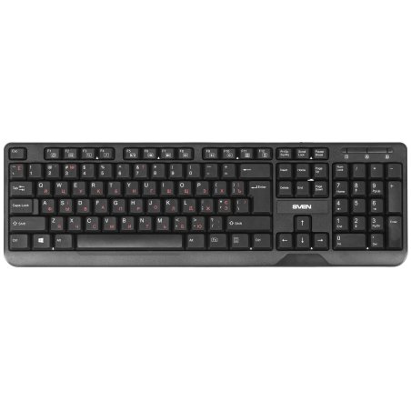 Клавиатура проводная Sven KB-S305 черная USB