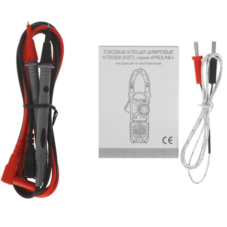 Токовые клещи цифровые KT 208A "PROLINE"