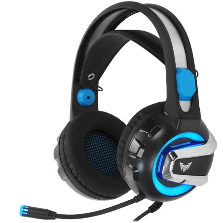 Гарнитура игровая Crown CMGH-3001 черный/синий