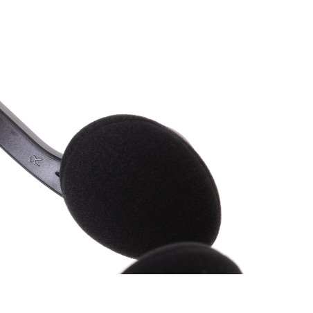 Наушники с микрофоном Logitech 960 черный 2.4м накладные оголовье (981-000100)