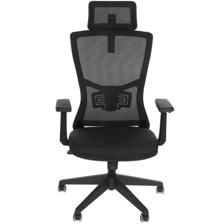 Кресло руководителя Бюрократ MC-811-H черный Elastic-102 крестов. пластик