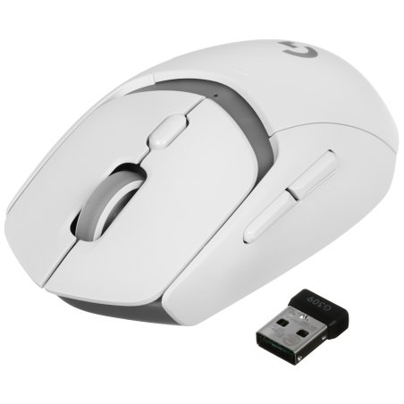 Мышь беспроводная Logitech G309 Lightspeed белый, 25600 dpi, радиоканал, Bluetooth, USB, кнопки - 6