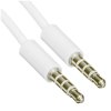 Аудиокабель Rexant 3,5 мм штекер-штекер 0,5 м белый