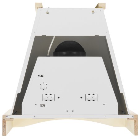 Вытяжка каминная Elikor Ротонда 60П-650-П3Л бежевый, 60 см, 650 куб. м/ч, 56 дБ