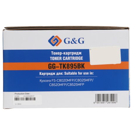 Картридж лазерный G&G GG-TK895BK черный (12000стр.) для Kyocera Mita FS C8020/C8020MFP/C8025/C8025MFP/C8520/C8520MFP/C8525/C8525MFP