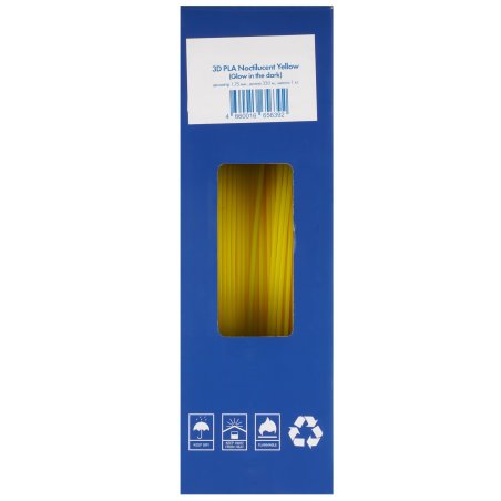 Филамент NVPrint PLA Noctilucent (Glow In the Dark) Yellow для 3D печати диаметр 1.75мм длина 330 метров масса 1 кг
