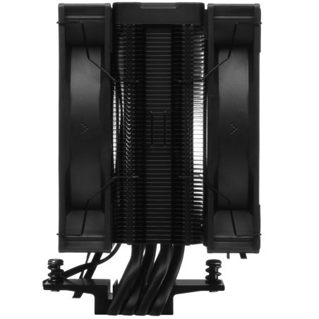 Кулер для процессора DEEPCOOL AG400 DIGITAL PLUS черный, 120 мм, алюминий/медь, 2100 об/мин, 31.6 дБ, 4 pin, 220 Вт, 152.7 мм