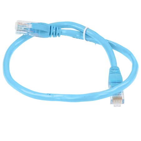 Патч-корд ExeGate UTP-RJ45-RJ45-C6-0,5M-BL, UTP, cat.6, 0,5м, синий
