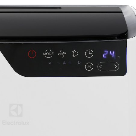 Кондиционер мобильный Electrolux EACM-12 GT/N6 12000 BTU, 30 м², 50 дБ, охлаждение, обогрев, осушение, белый