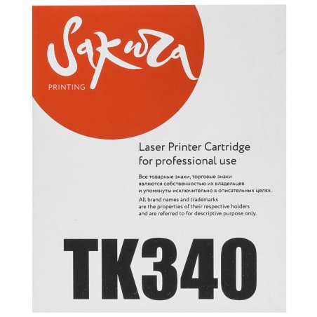 Картридж лазерный Sakura TK340/341/342/343/344 для Kyocera Mita FS-2020D/2020DN, черный, 12000 к.