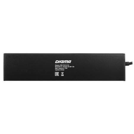 Разветвитель USB-C Digma HUB-7U2.0-UC-B 7порт. черный