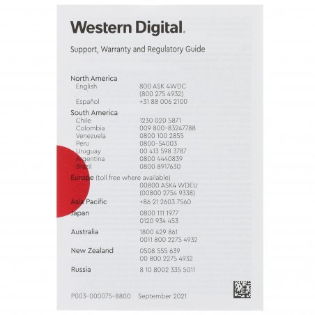Накопитель SSD WD Blue SA510 1Tb, SATA III, 2.5", R/W 560/520