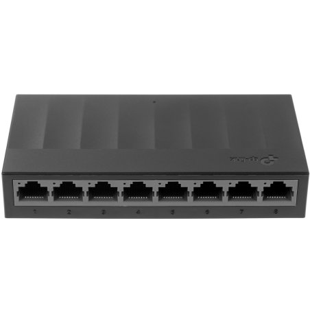 Коммутатор 8 ports Giga Unmanaged switch, 8 10/100/1000Mbps RJ-45 ports, plastic shell, desktop and wall mountable