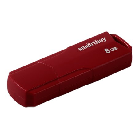 Флешка USB R/W Smartbuy 8Gb,CLUE Burgundy (SB8GbCLU-BG)