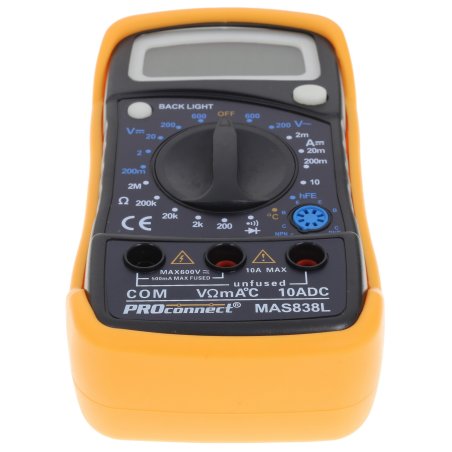 Инструменты PROconnect (13-3022) Универсальный мультиметр MAS838L(DT858L)