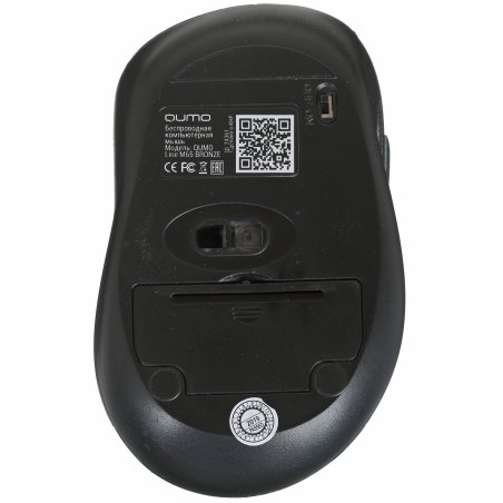 Мышь беспроводная Qumo Office Line M64 золотистый, 1600 dpi, радиоканал, USB, кнопки - 6