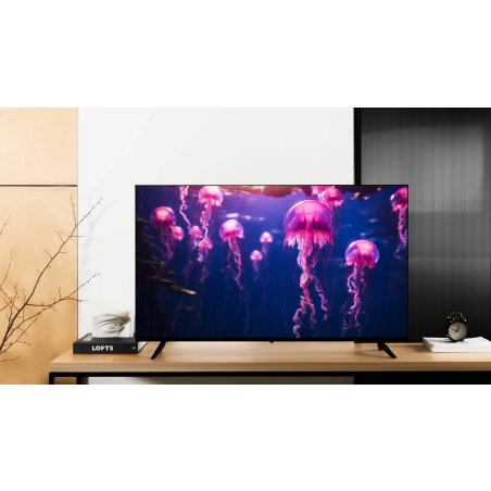 Телевизор Rombica 50" 50MT-UDG54G черный QLED UHD 60Hz Android 1.5Gb/8Gb