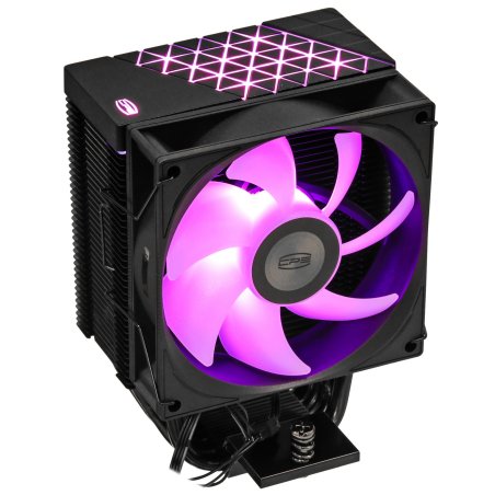 Кулер PCCooler R400 ARGb черный 92мм алюминий+медь 2200r m 30db 4-pin 180W 133мм