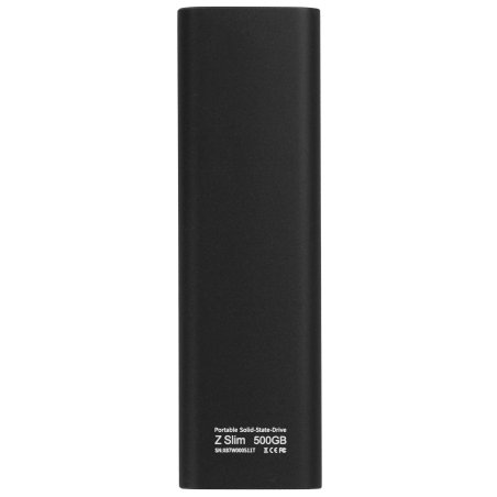 Внешний SSD Netac Z SLIM, 500 Gb, USB 3.2 Gen 2 Type-C, R/W 550/480, черный