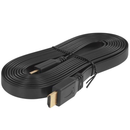 Кабель PERFEO HDMI A вилка - HDMI A вилка, плоский, ver.1.4, длина 3 м. (H1303)