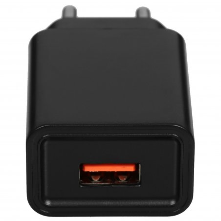 Сетевое зарядное устройство GoPower GP1U 1USB 2.4A 12W черный (1/120/480)