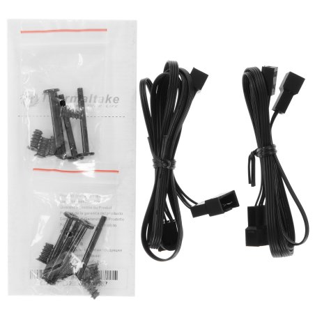 Комплект вентиляторов для корпуса Thermaltake CT120 (2 шт.) черный, 120 мм, 2000 об/мин, 25.8 дБ, 4 pin