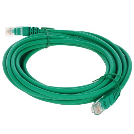 Патч-корд U/UTP Rexant CAT 5e, RJ45-RJ45, 26AWG, ZH нг(А)-HF, зеленый, 5 м