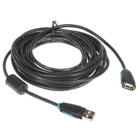 Кабель-удлинитель Vention USB 2.0 AM/AF - 5м Черный