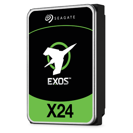 Жесткий диск серверный Seagate 3.5"; 24TB Exos X24 SAS 12Gb/s, 7200 rpm, 512 MB ST24000NM007H